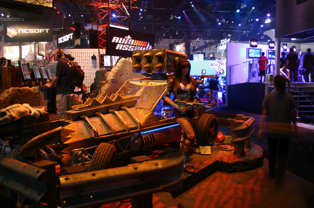 E3 - NCSoft's Auto Assault Booth Babe