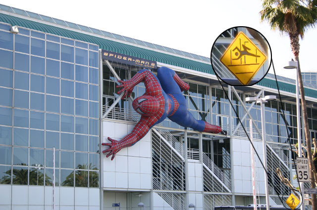 E3 - Giant Inflatable Spiderman