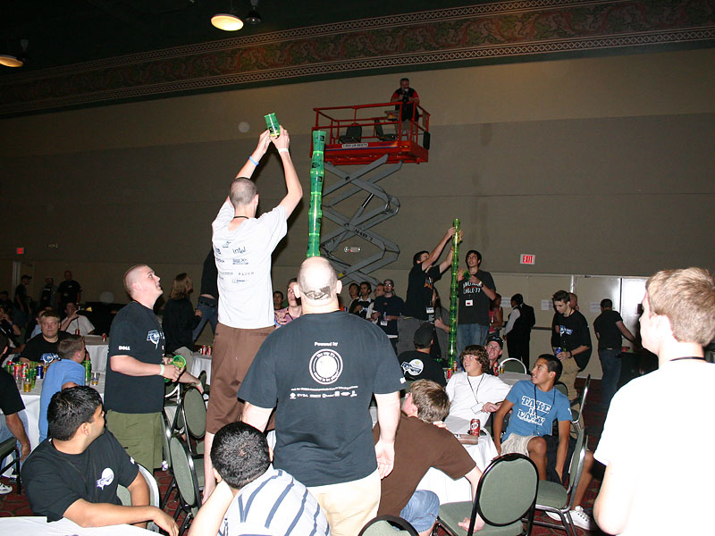 Cup Stacking at QuakeCon 2006